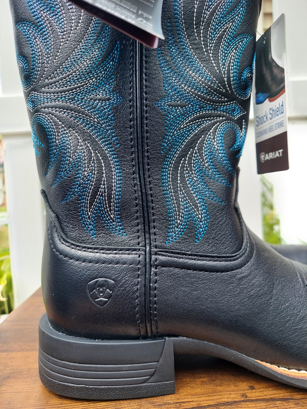 Ariat Ranahan Black Western Cowgirl Boots with Womens Size 9B NWT Rodeo Festival - Picture 5 of 16